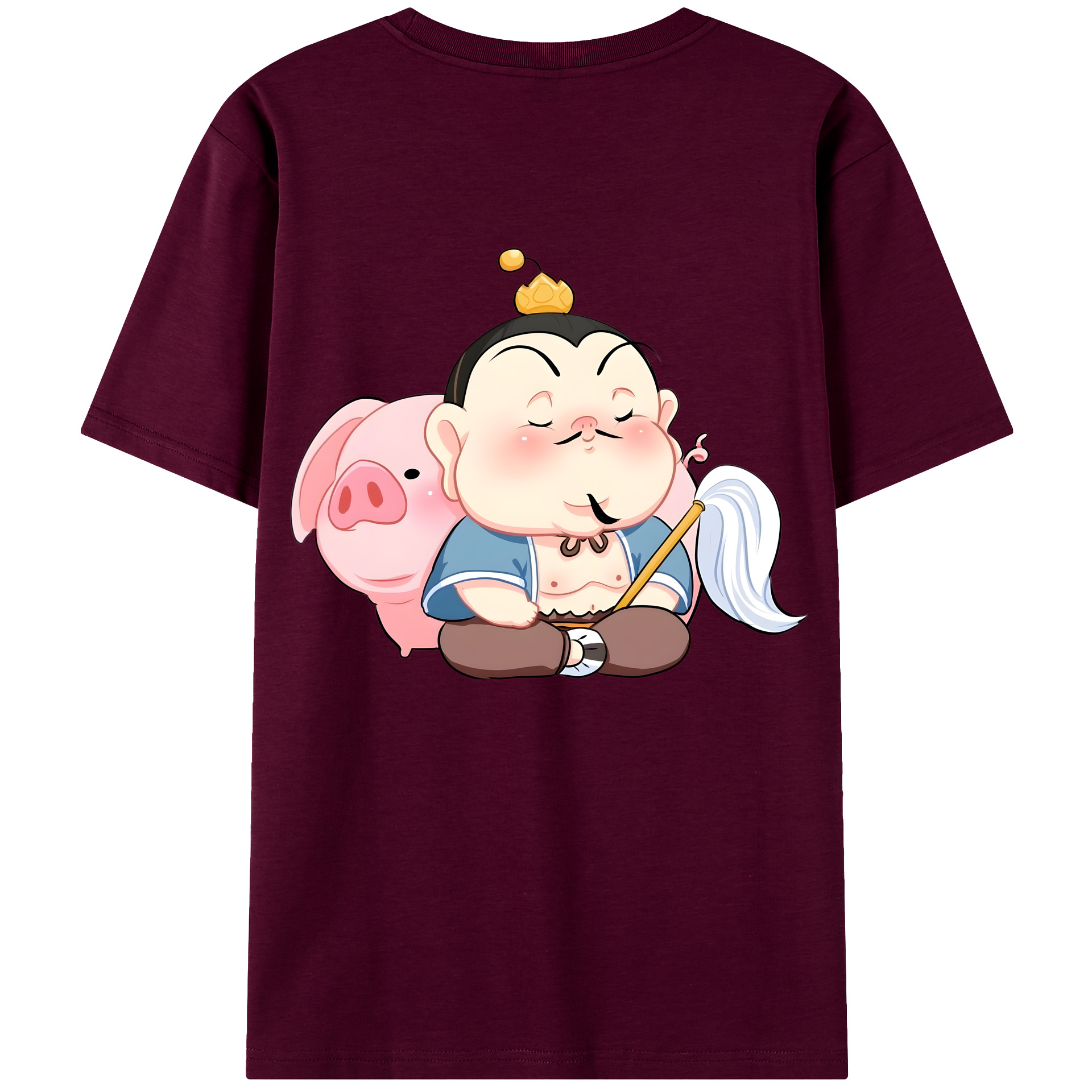 （画像用） Ne Zha 2 ナタ 魔童の大暴れ レディース半袖Tシャツ(バックプリント)